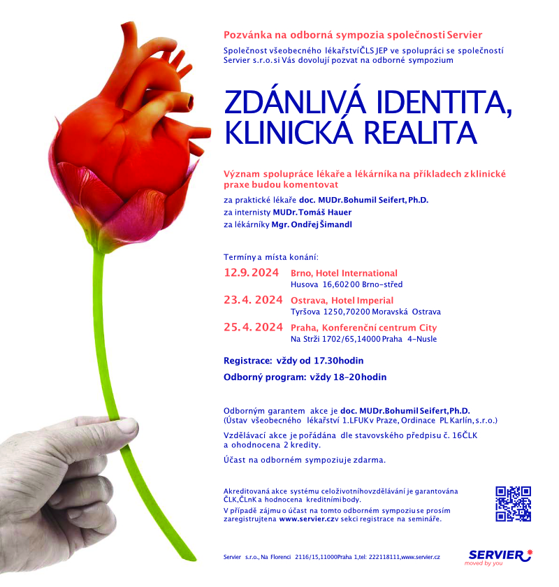 ZDÁNLIVÁ IDENTITA, KLINICKÁ REALITA - 12.9.2024 - Brno